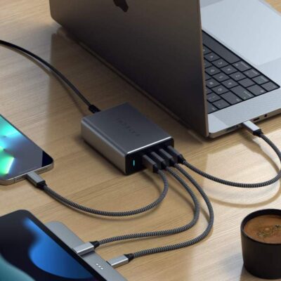 Satechi 165W GaN charger can power four USB-C gadgets at the same time